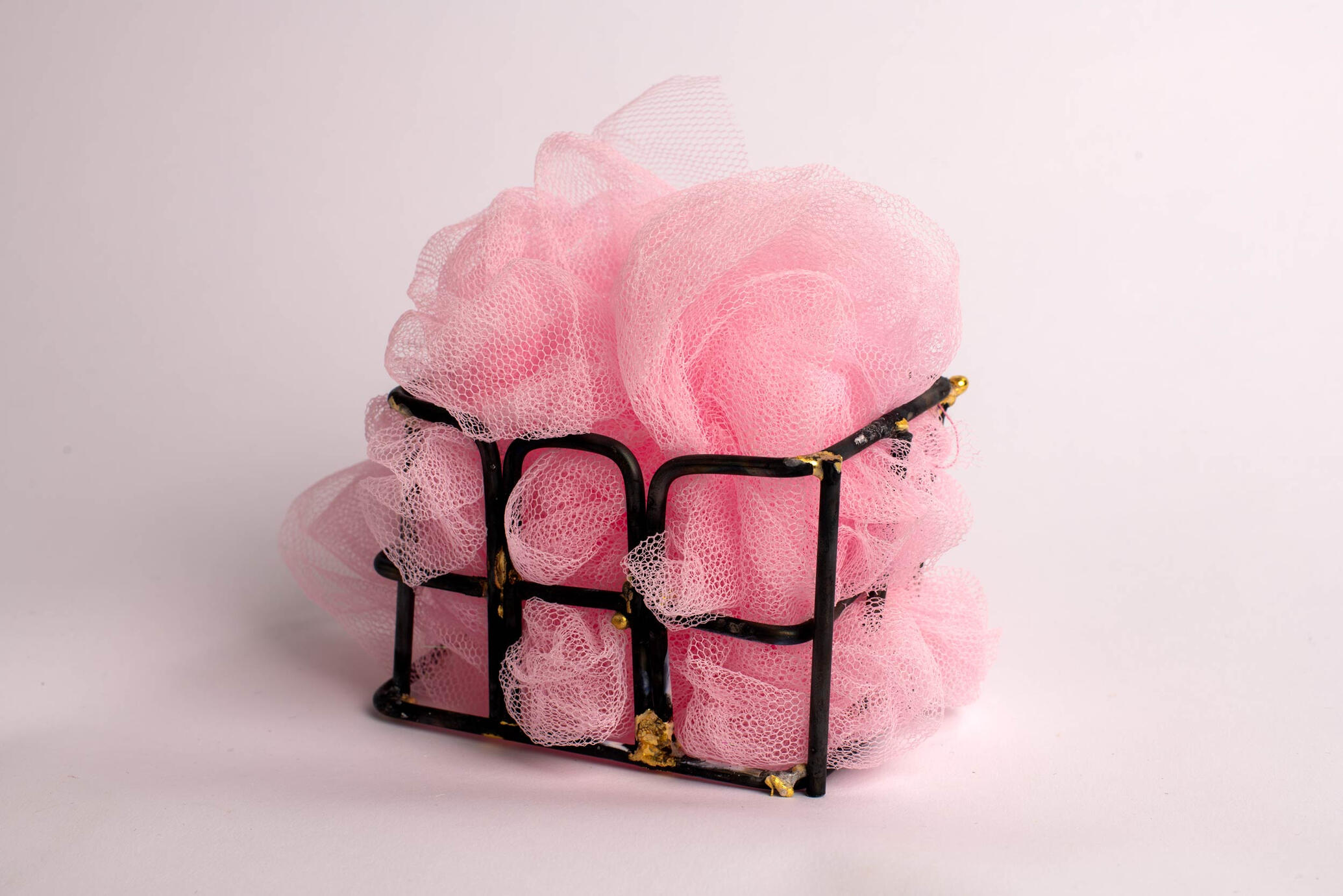 untitled (grid maquette) [2025] Steel, fabric