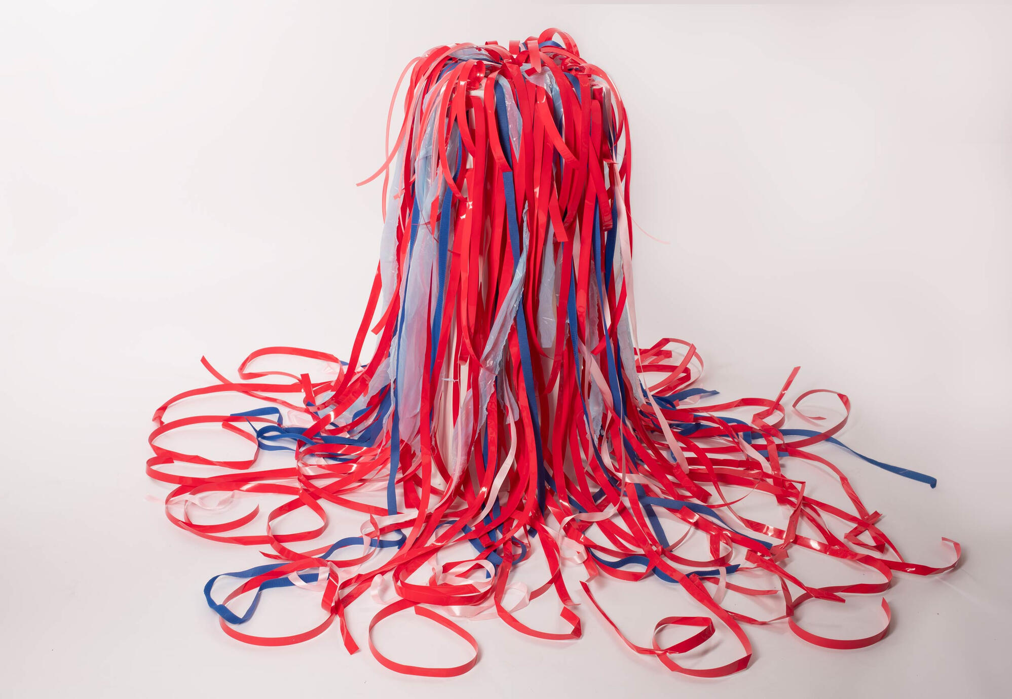 overflow: plinth 1 [2025] MDF, acrylic paint, found materials