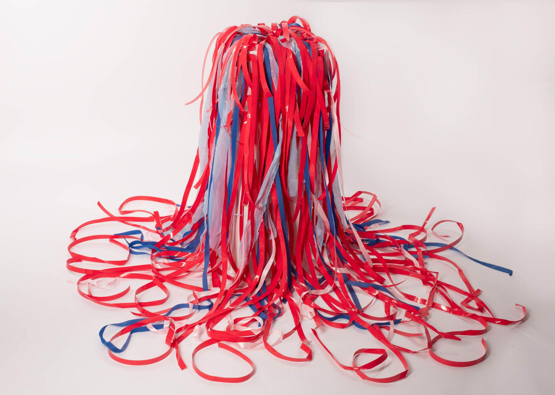 overflow: plinth 1 [2025] MDF, acrylic paint, found materials