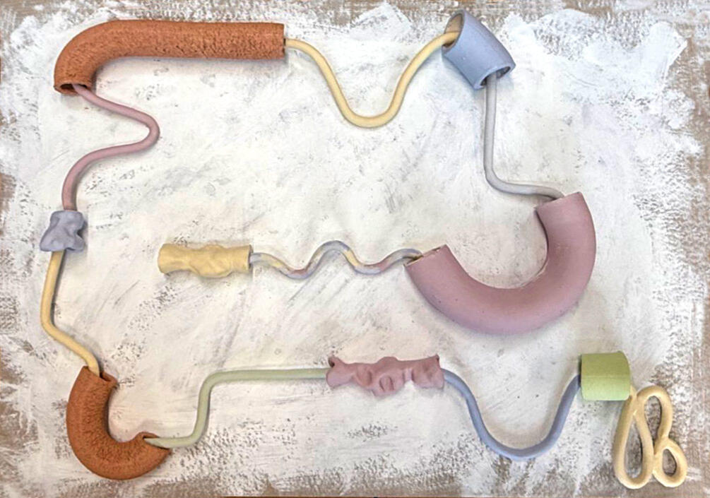 untitled (tubes) [2025] Ceramic